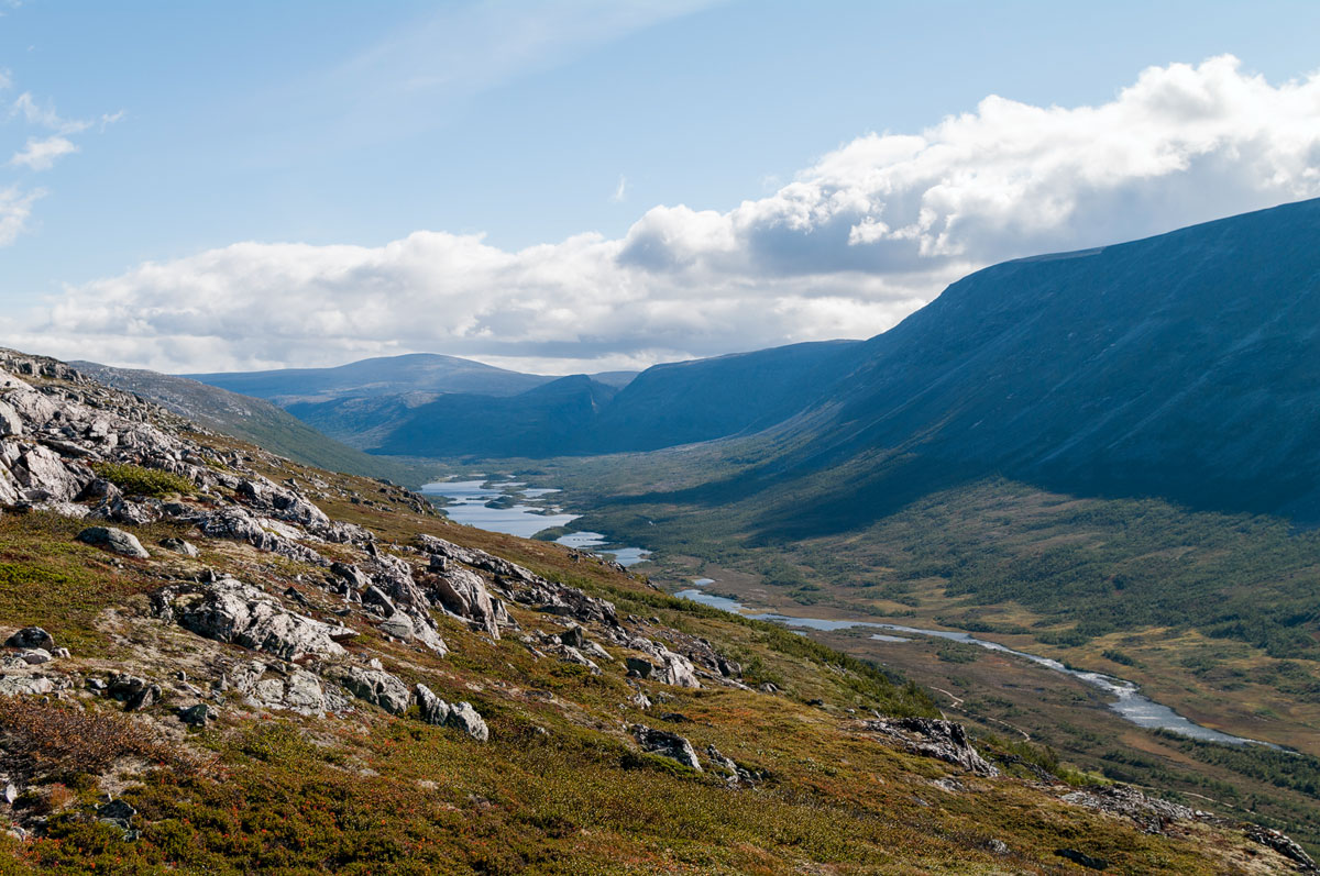 Foto Adventskalender, Trekking, Dovrefjell National Park, Norwegen, Schlucht