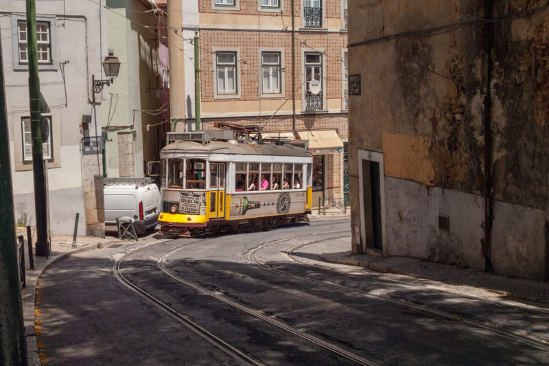 Foto Adventskalender, Straßenbahn Lissabon, Eléctricos de Lisboa, Portugal