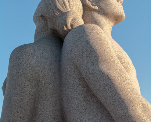Adventskalender,Vigeland-Skulpturenpark, Vigelandpark, Frognerpark, Skulpturenpark, Oslo, Norwegen